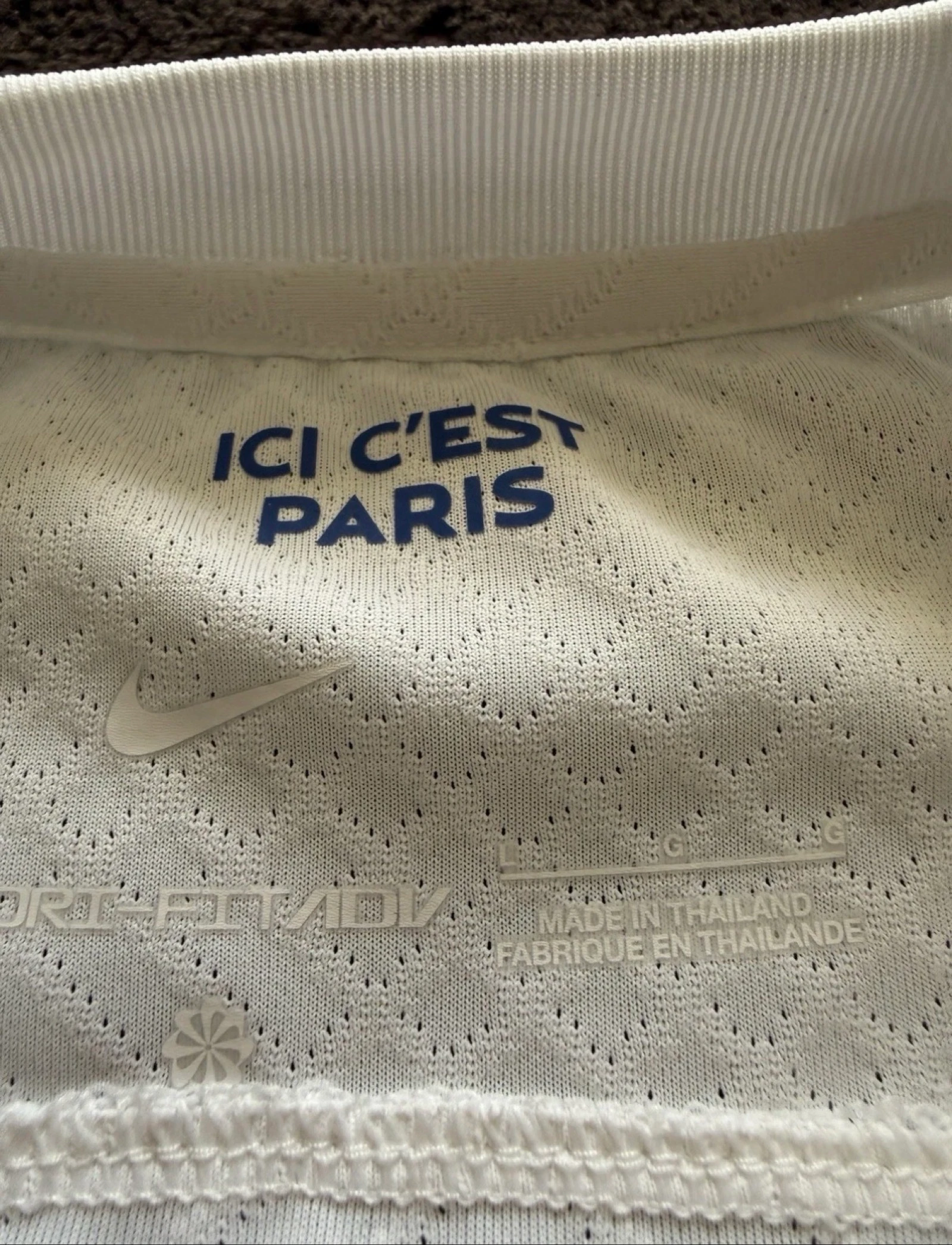 Camiseta oficial del PSG 2022/2023 vapor partido talla L Messi liga 1 nueva – photo 9